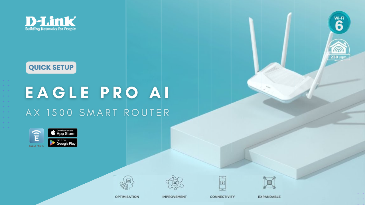 How to Setup D-Link R15 Eagle Pro AI Ax1500 router using Eagle Pro AI ...