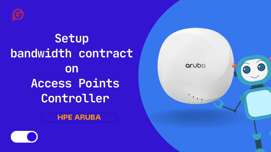 Configuring Bandwidth Contracts on HPE Aruba wifi Access Point Control ...