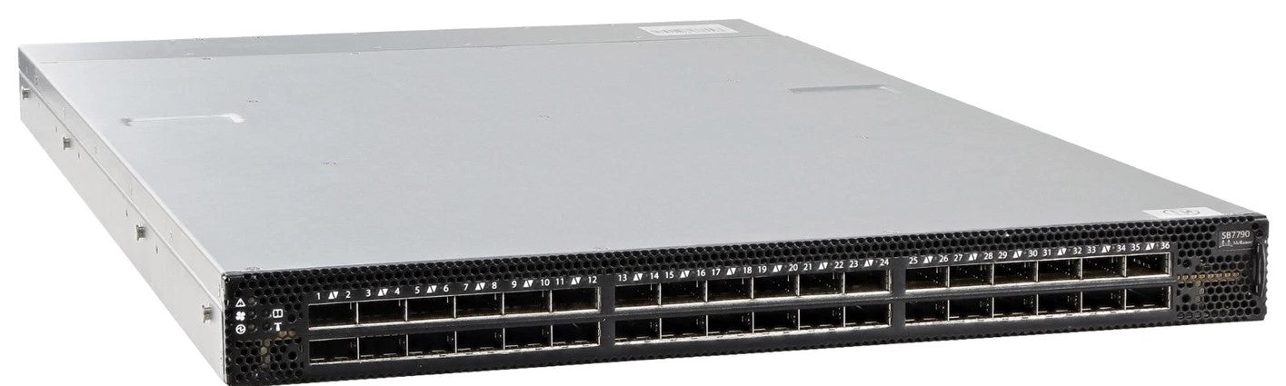 Mellanox SB7790, 36 × 100GbE QSFP28 Open Networking Switch, Redundant Power, Hot-Swappable Fans, 1RU (REF)