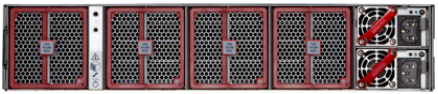 Arista 7050X4 2RU Rear View Front to Rear airflow