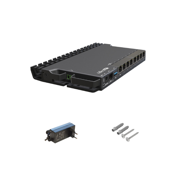 mikrotik rb5009ug and s and in router