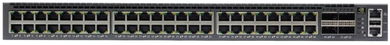 NVIDIA Mellanox SN2201, 48 × 25 GbE SFP28 and 8 × 100 GbE QSFP28 Ports, 1U Open Ethernet Switch (REF)
