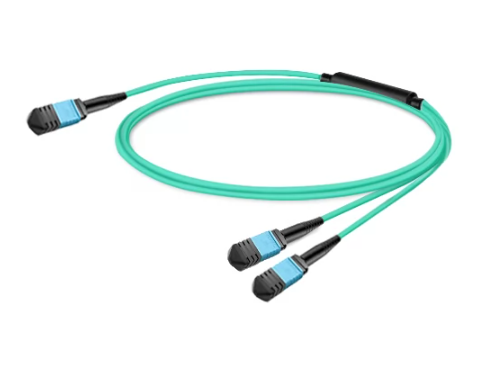 NVIDIA MFP7E20-Nxxx Optical Splitter Fiber Cable, 8 Fibers (4 Tx + 4 Rx), MPO-12/APC to 2×MPO-12/APC, 50m Max