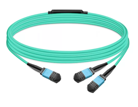 NVIDIA MFP7E20-Nxxx Optical Splitter Fiber Cable, 8 Fibers (4 Tx + 4 Rx), MPO-12/APC to 2×MPO-12/APC, 50m Max