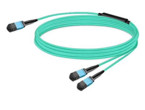 NVIDIA MFP7E20-Nxxx Optical Splitter Fiber Cable, 8 Fibers (4 Tx + 4 Rx), MPO-12/APC to 2×MPO-12/APC, 50m Max