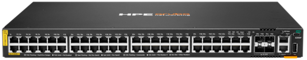 aruba 48 port poe switch