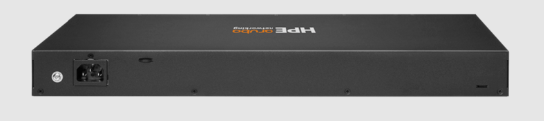 CX6100‑48P‑4SFP+ rear with fans and power