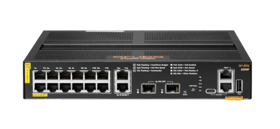 CX6100‑48P‑4SFP+ front