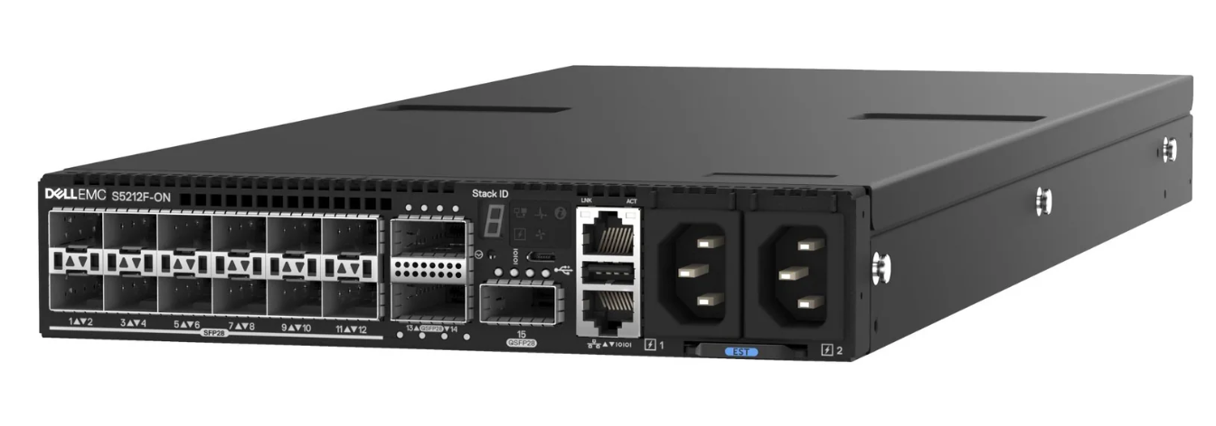Dell EMC S5212F-ON installed in high-density