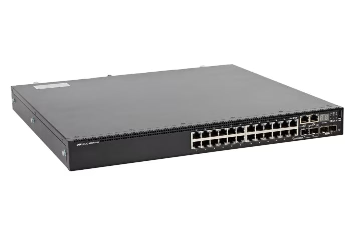 24-port Dell N3024ET-ON switch providing reliable connectivity for small to medium businesses