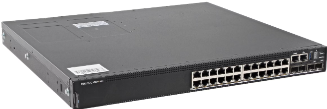 Dell N3224P-ON enterprise-grade Layer 3 managed switch with PoE support