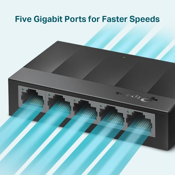 Compact TP-Link 5-Port Network Switch