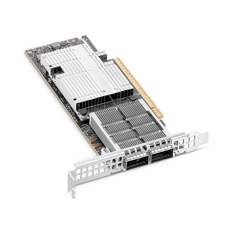 ConnectX-7 Dual Port 400G NIC with HEAT sink