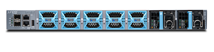 Juniper QFX5200-32C AFI Rear view
