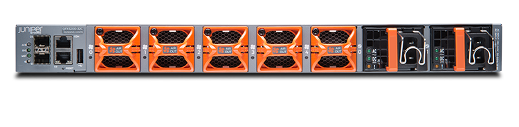 Juniper QFX5200-32C AFO Rear view
