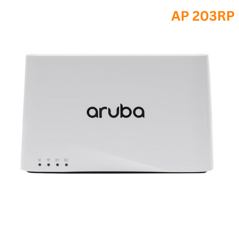 Aruba -HPE-Remote Access Point- AP 203RP-Dual band-2x2 MU MIMO-WiFi 5-IEEE 802.11 ac-RF Management-Bluetooth 5.0-zigbee-IOT capabilities-Aruba central-Instant OS