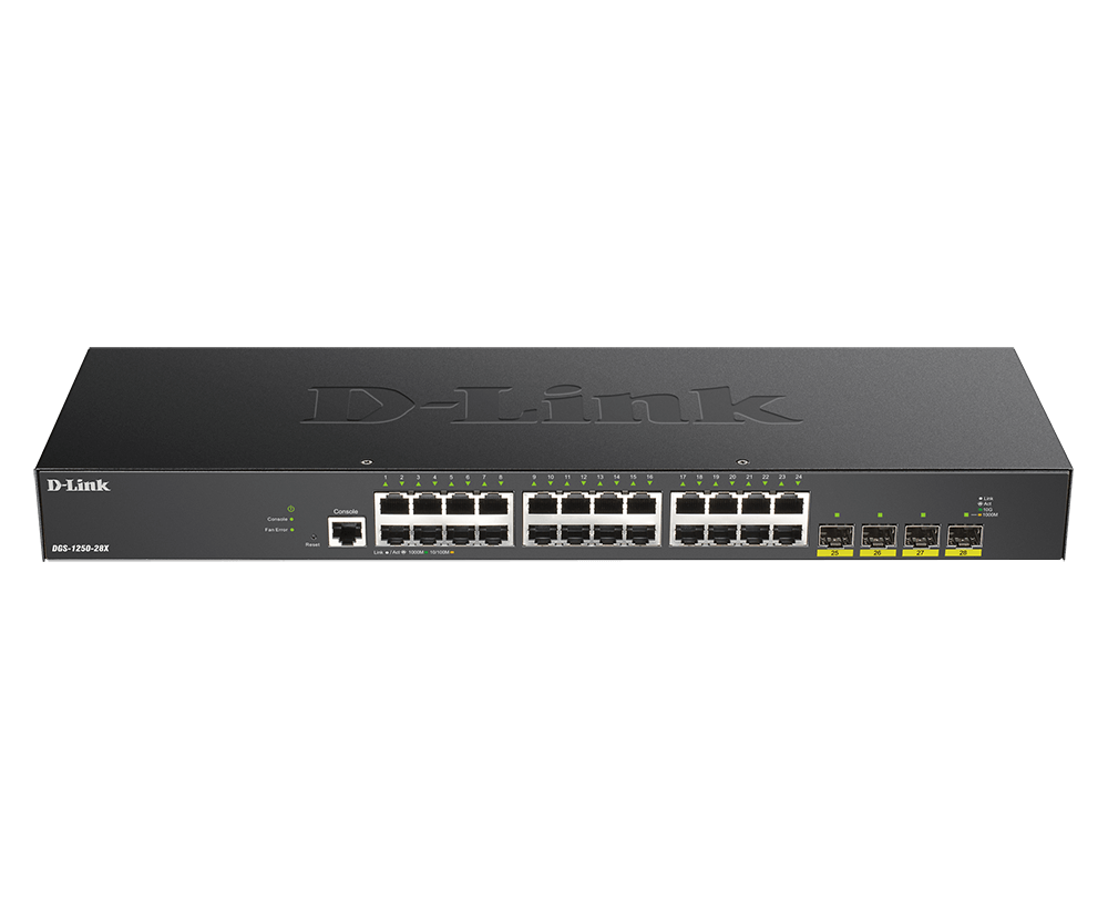 DGS-1250-28X, DGS-1250-28XMP, DGS-1250-52X, DGS-1250-52XMP Smart Switch Gigabit gestiti con DGS-1250-28X, DGS-1250-28XMP, DGS-1250-52X, DGS-1250-52XMP Smart Switch Gigabit gestiti con