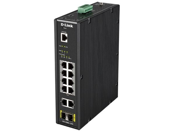 12 port industrial ethernet switch