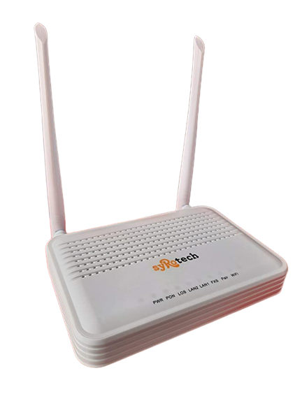 Syrotech -1GE+1FE+1POT+WIFI GPON 1110 WDONT 300 Mbps Single Mode Fiber ...